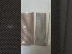 JDW geanodiseerd aluminium metalen spoel gordijn / geweven draad gordijn corrosiebestendig